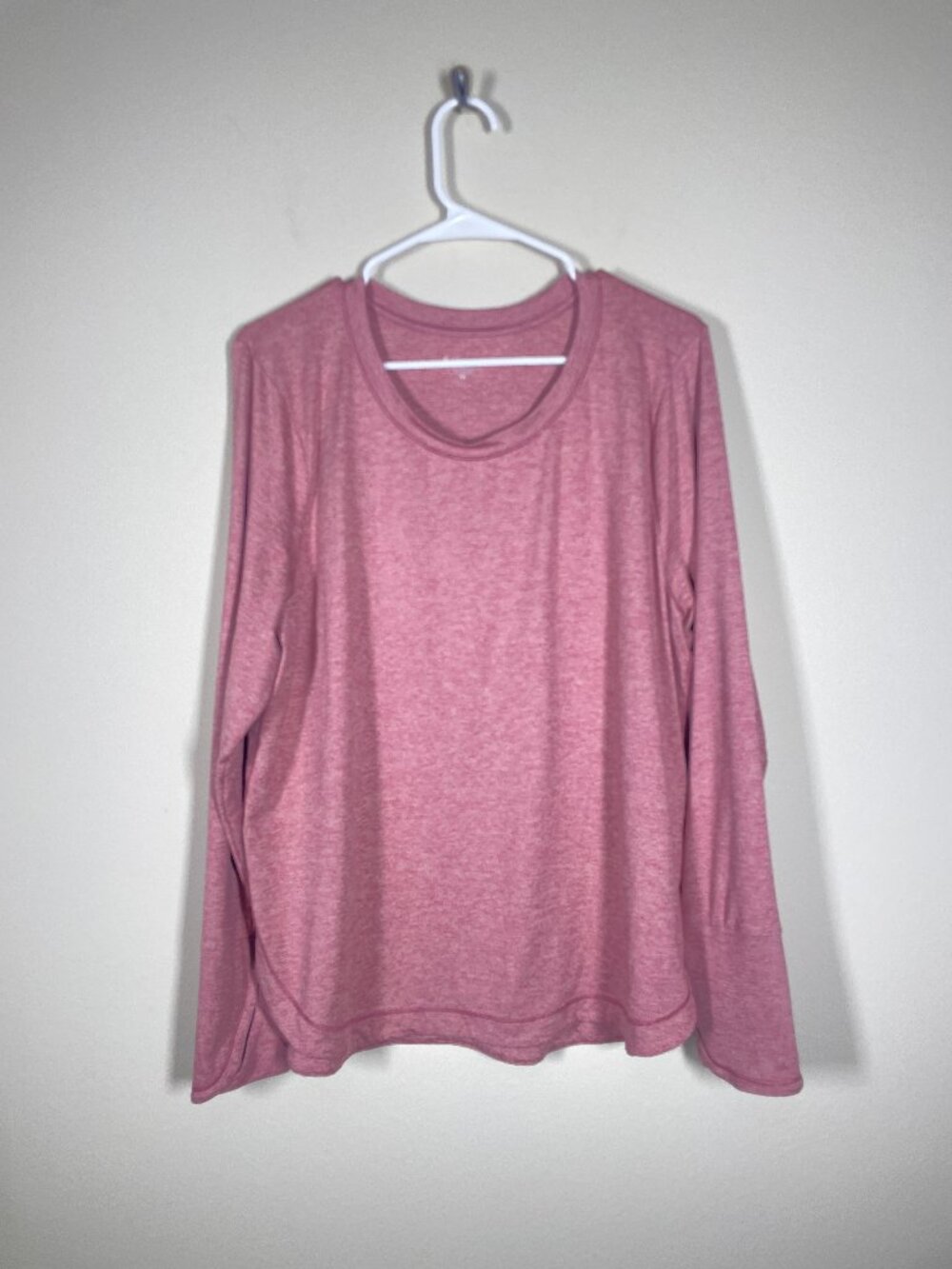 Athleta Women's Pink Uptempo Long Sleeve Athleisure Top 1X!